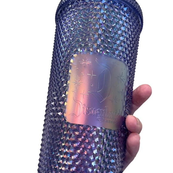 NWT STARBUCKS Disney Parks Disneyland Studded Tumbler Iced Coffee 24 oz. 2021 - Picture 6 of 7
